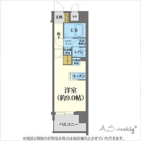 新大阪MINAMI(1060505)　間取り