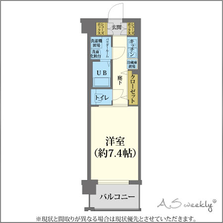 京都駅前ゲートシティ(5400304)　間取り