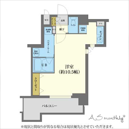 御所前Ⅲ-2　間取り