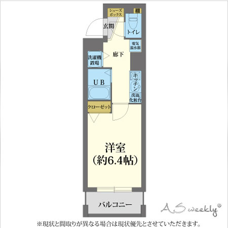 梅田フロンティア　間取り