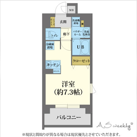 祇園河原町-2　間取り