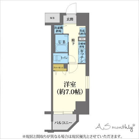 難波ミラージュ(1830702)　間取り