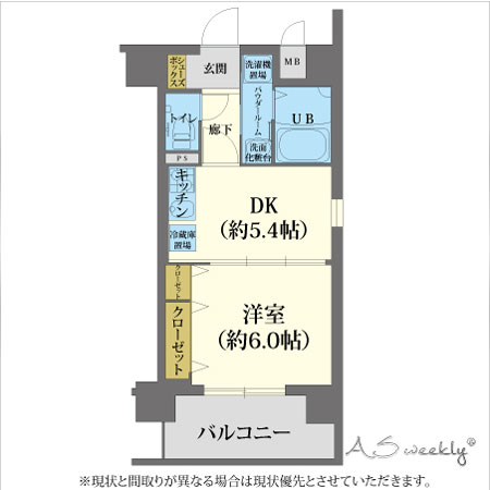 弁天町NORTH-1 ”PREMIUM”　間取り