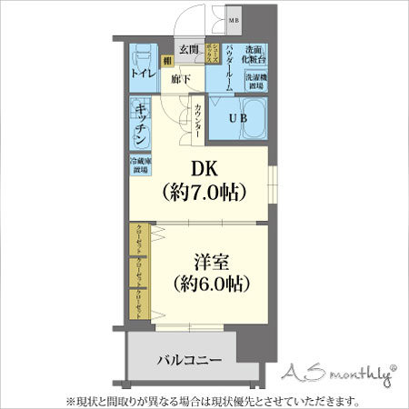 谷町六丁目(1770203)　間取り