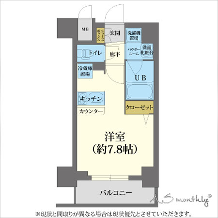 心斎橋駅前東(1720802)　間取り