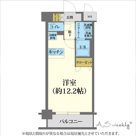 京都西大路-1 禁煙　間取り