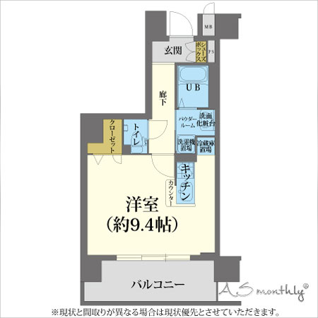 京都四条-2（7）間取り