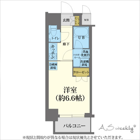 江戸堀(1480402)　間取り