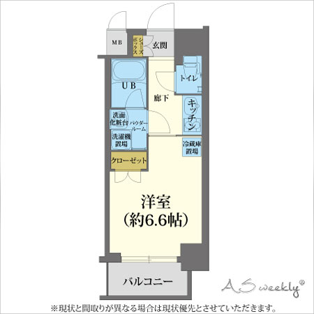 江戸堀(1480603)　間取り