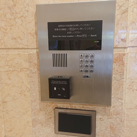 ASmonthly京都駅前-5 禁煙　インターフォン