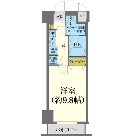 ASweekly京都高辻　間取り