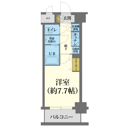 天王寺(1860304)　間取り