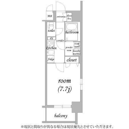 北浜(1631105)　間取り