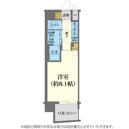梅田WEST(2050305)　間取り